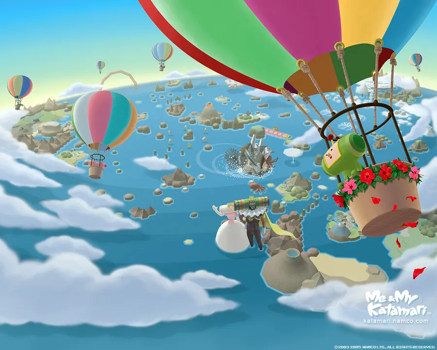 Backdrop artwork for Me & My Katamari