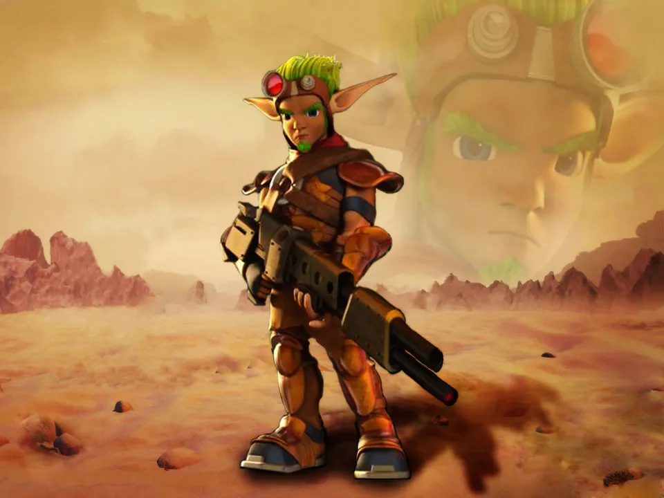 Backdrop artwork for Jak and Daxter: The Lost Frontier