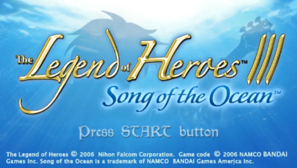 The Legend of Heroes III: Song Of The Ocean screenshot