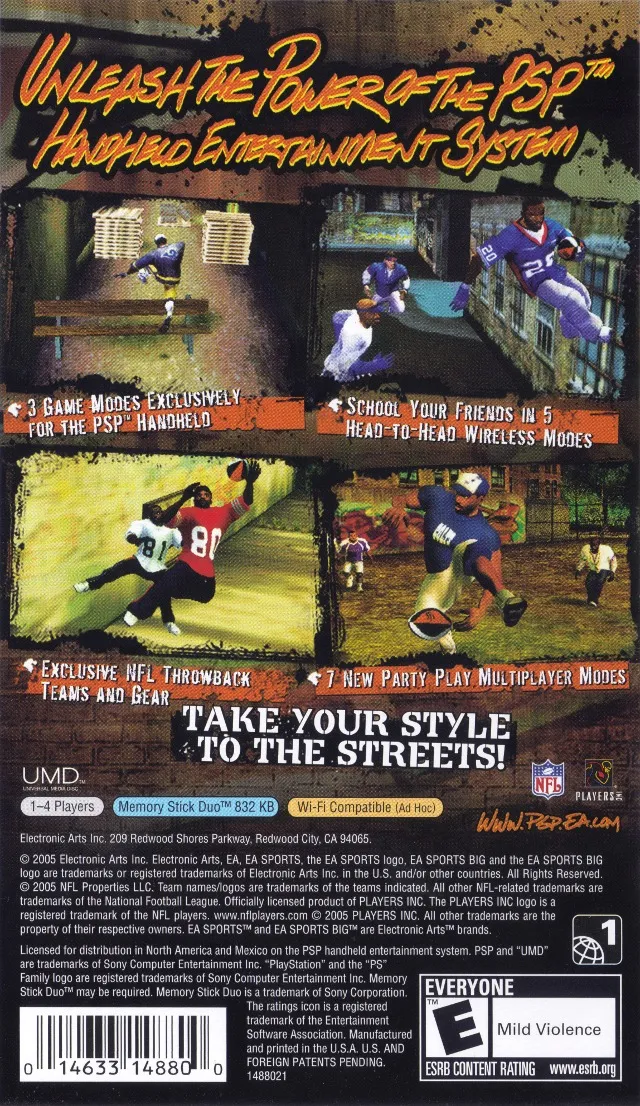 NFL Street 2: Unleashed box back