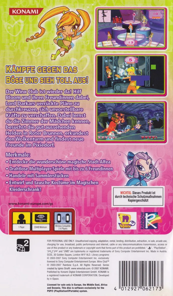 Winx Club: Join the Club box back