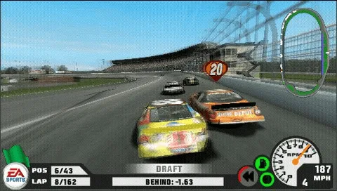 Backdrop artwork for NASCAR
