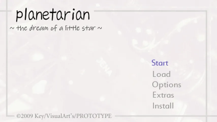 Backdrop artwork for Planetarian: The Dream of a Little Star