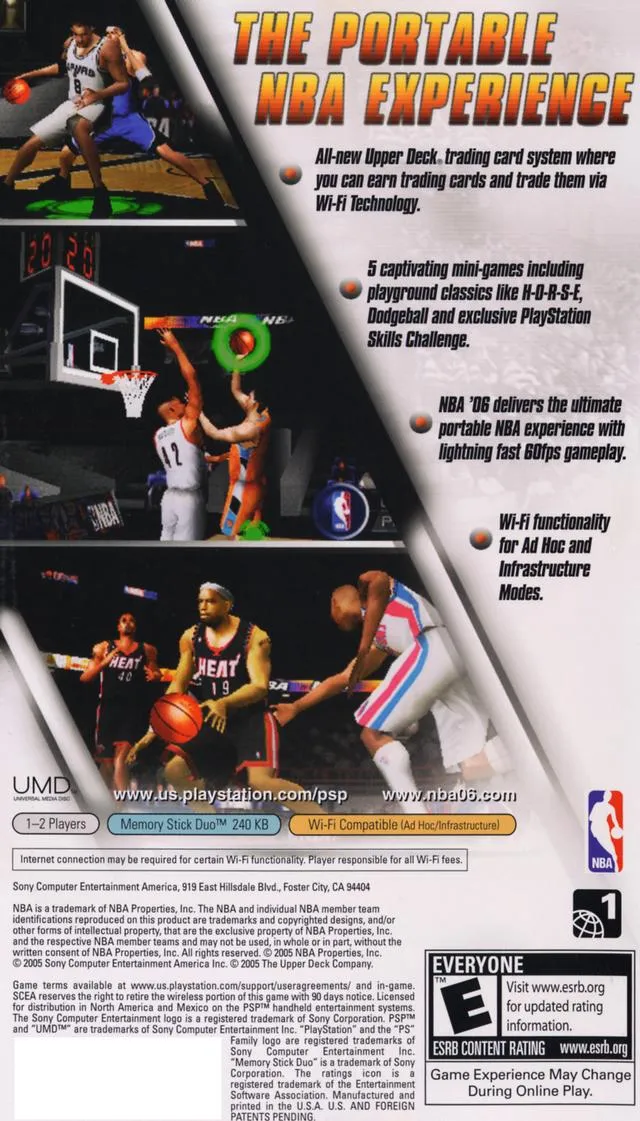 NBA 06 box back