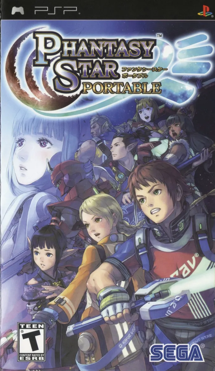 Phantasy Star Portable box art