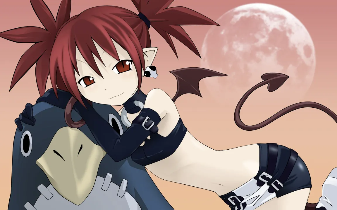 Backdrop artwork for Prinny 2: Dawn of Operation Panties, Dood!