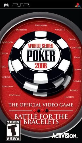 World Series of Poker 2008: Battle for the Bracelets box art