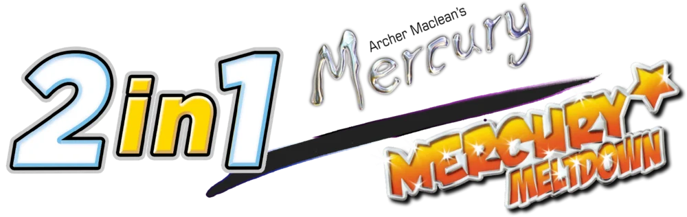 2 Games in 1! Archer Maclean's Mercury / Mercury Meltdown logo