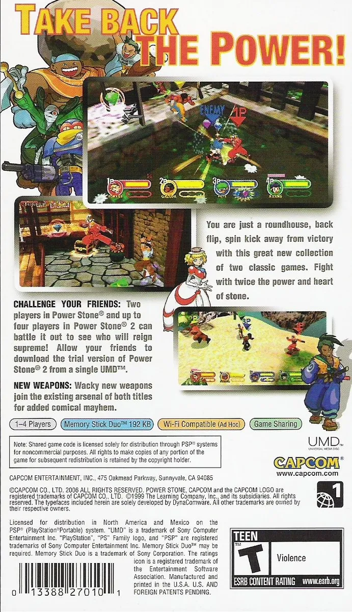 Power Stone Collection box back