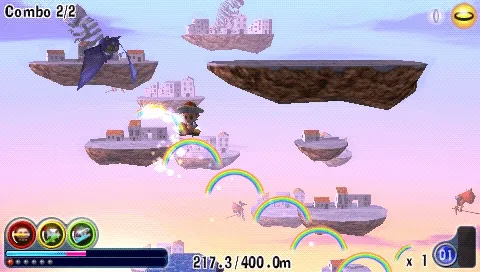 Backdrop artwork for Rainbow Islands Evolution