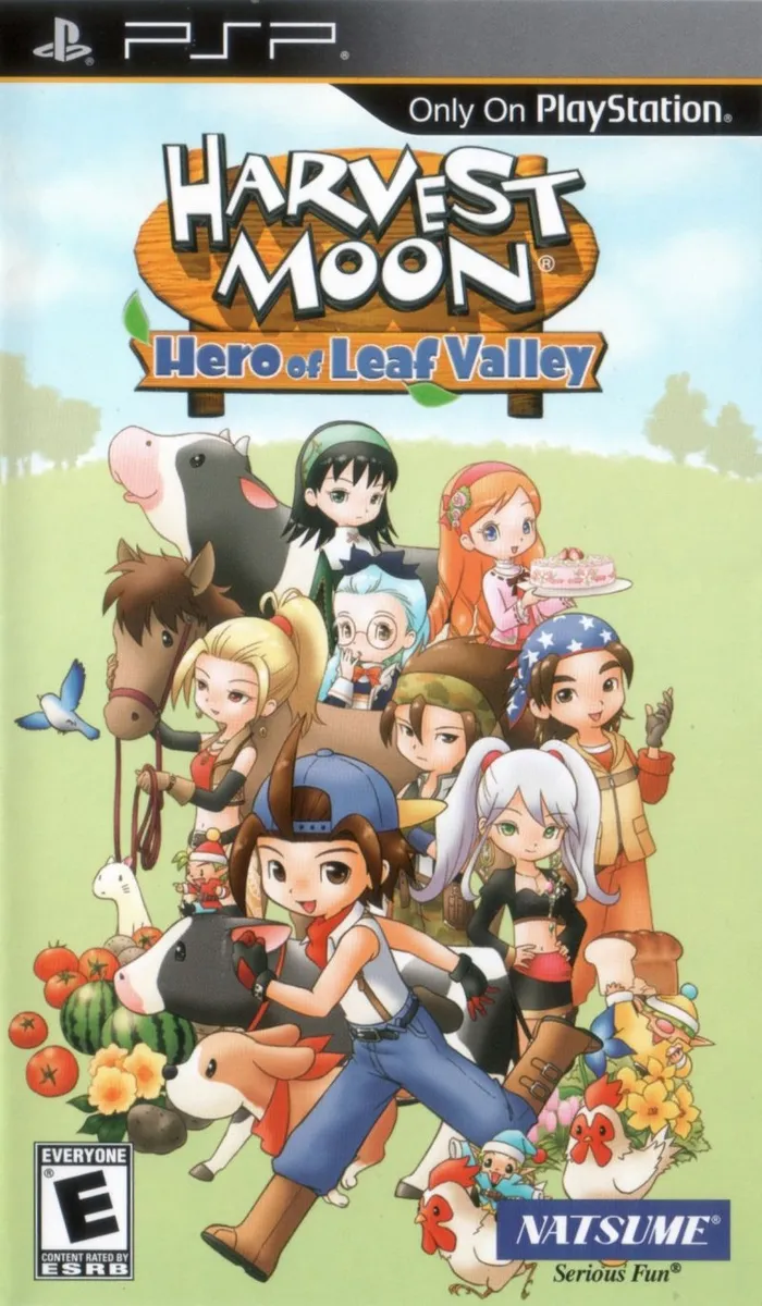 Harvest Moon: Hero of Leaf Valley box art
