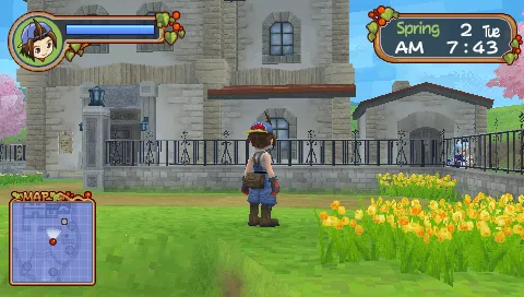 Backdrop artwork for Harvest Moon: Hero of Leaf Valley
