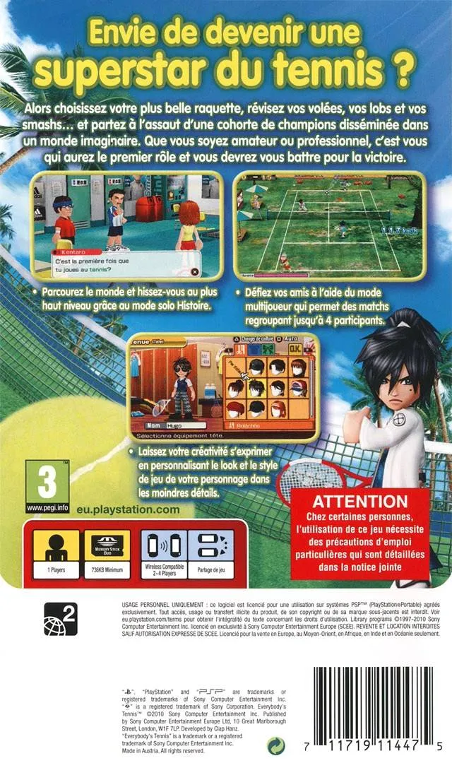 Hot Shots Tennis: Get a Grip box back