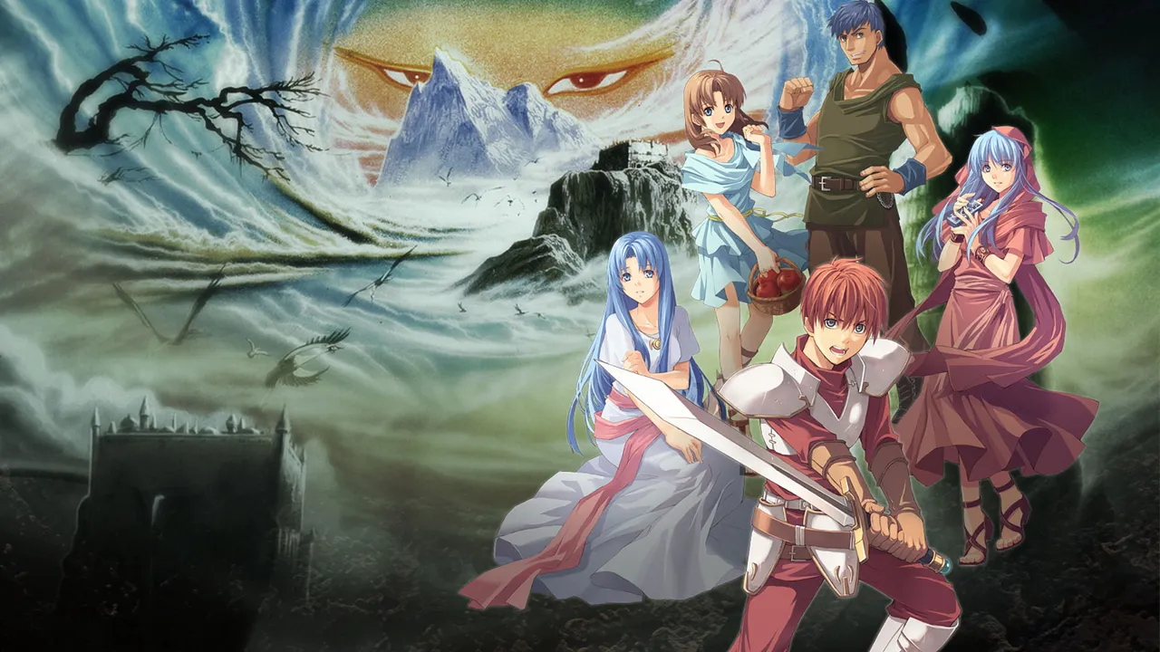 Backdrop artwork for Ys I & II Chronicles