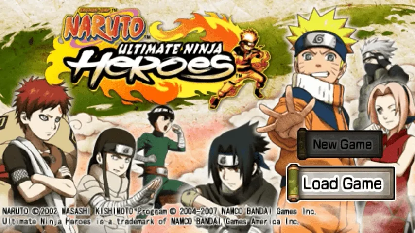 Naruto: Ultimate Ninja Heroes screenshot