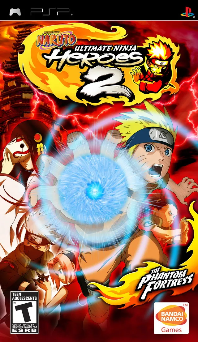 Naruto: Ultimate Ninja Heroes 2: The Phantom Fortress box art