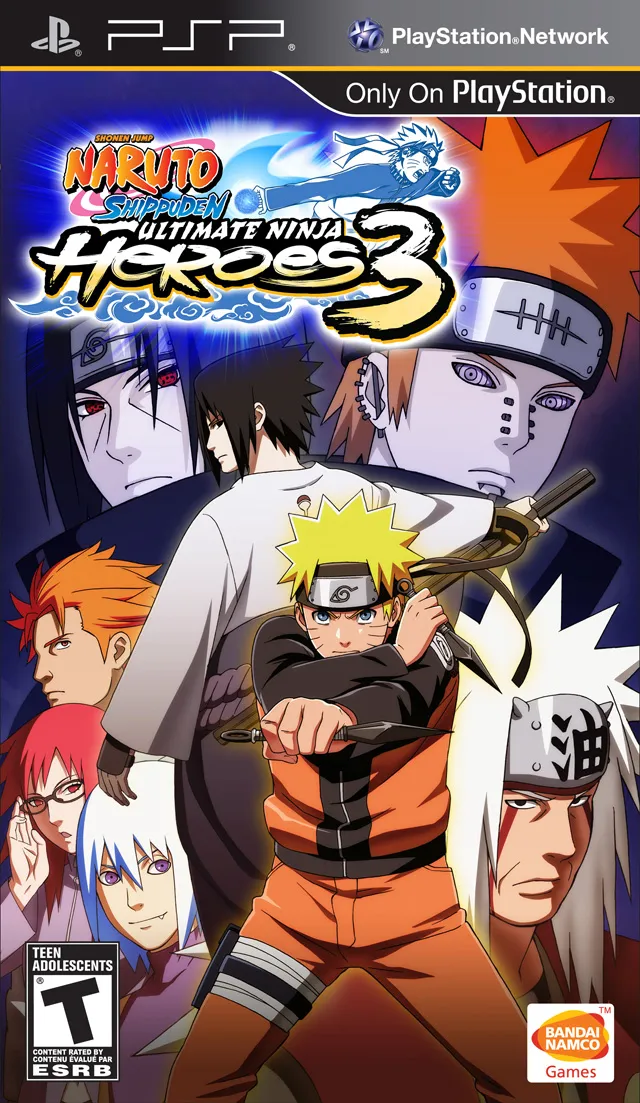 Naruto Shippuden: Ultimate Ninja Heroes 3 box art