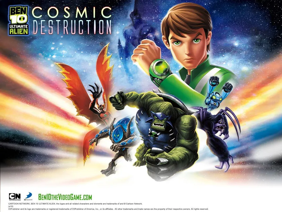 Backdrop artwork for Ben 10: Ultimate Alien Cosmic Destruction