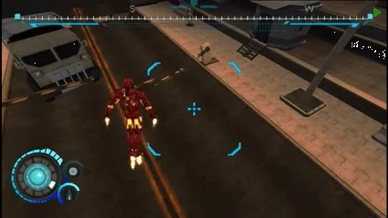 Backdrop artwork for Iron Man 2: The Video Game