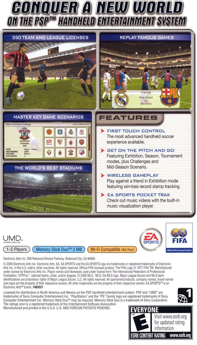 FIFA Soccer box back