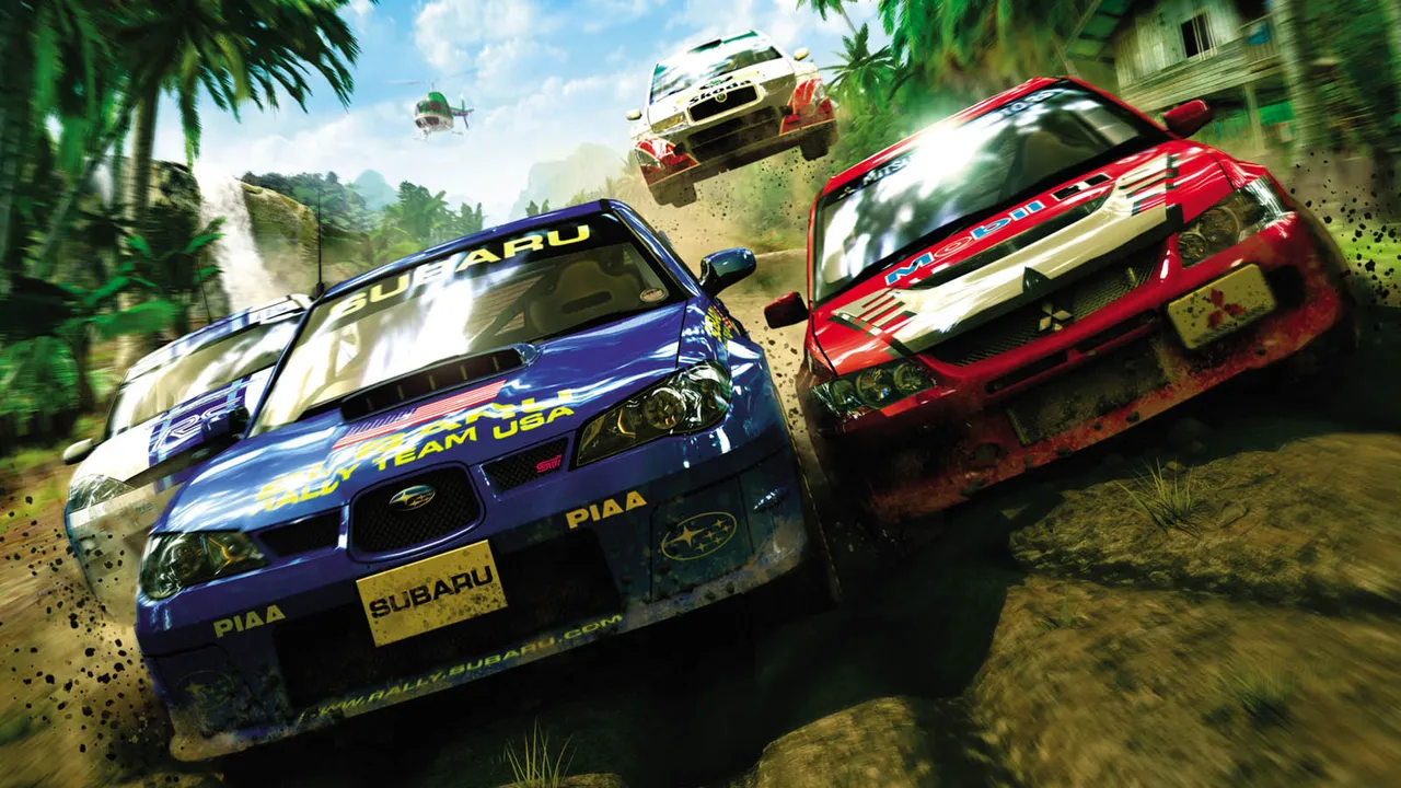Backdrop artwork for Sega Rally Revo