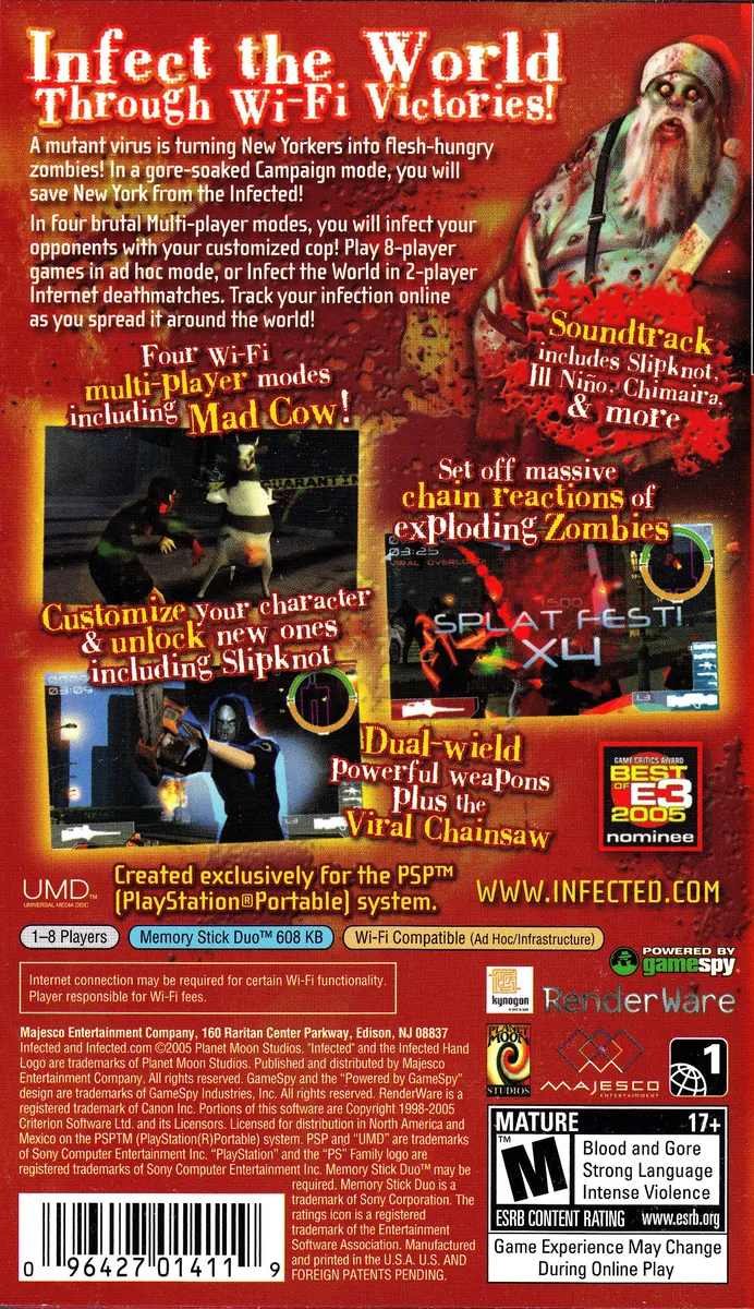 Infected box back