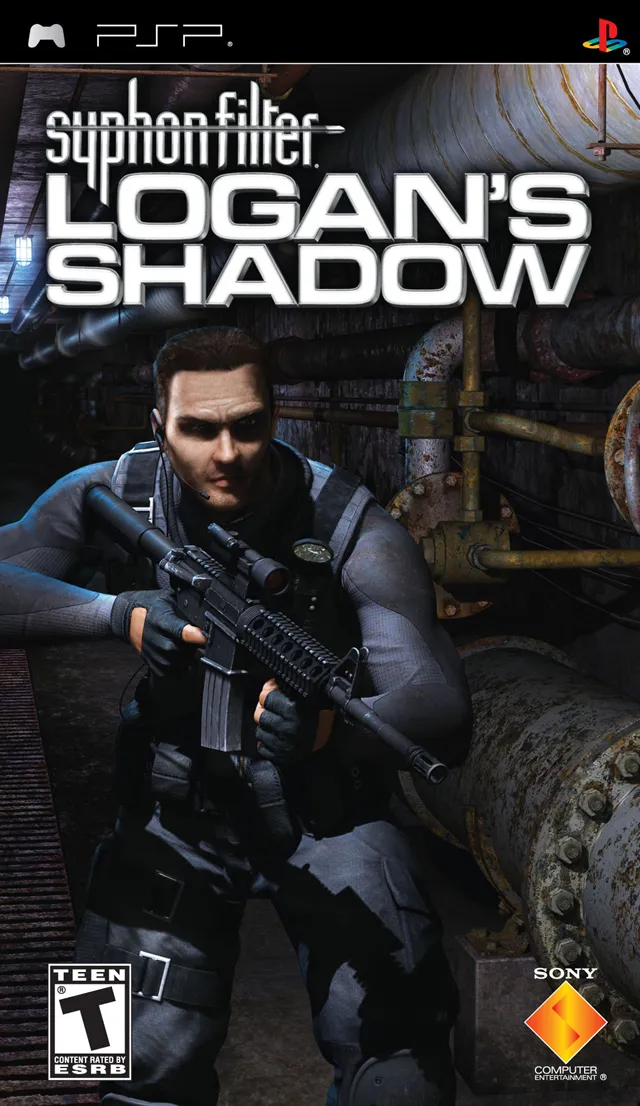 Syphon Filter: Logan's Shadow cover art for Sony PSP