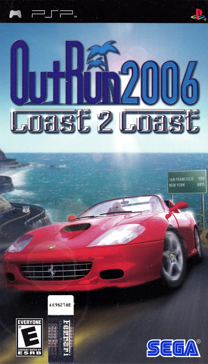 OutRun 2006: Coast 2 Coast box art