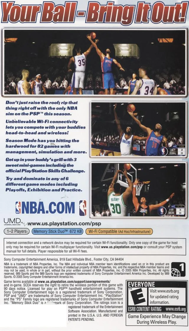 NBA box back