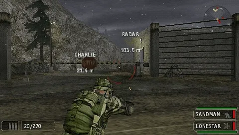 Backdrop artwork for SOCOM: U.S. Navy SEALs: Fireteam Bravo 2