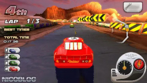 Backdrop artwork for Cars: Race-O-Rama