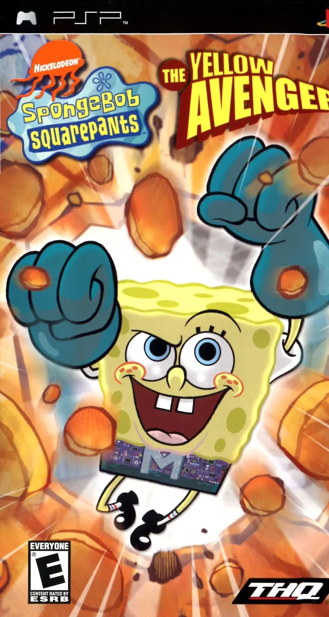 Spongebob Squarepants: The Yellow Avenger box art