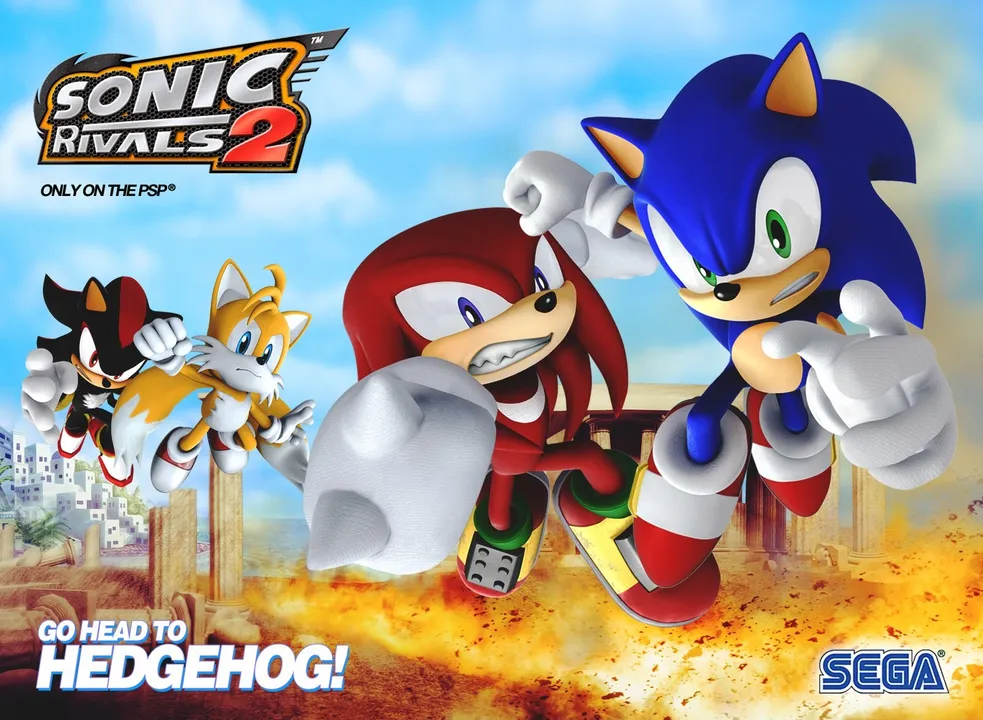 Backdrop artwork for Sonic Rivals 2