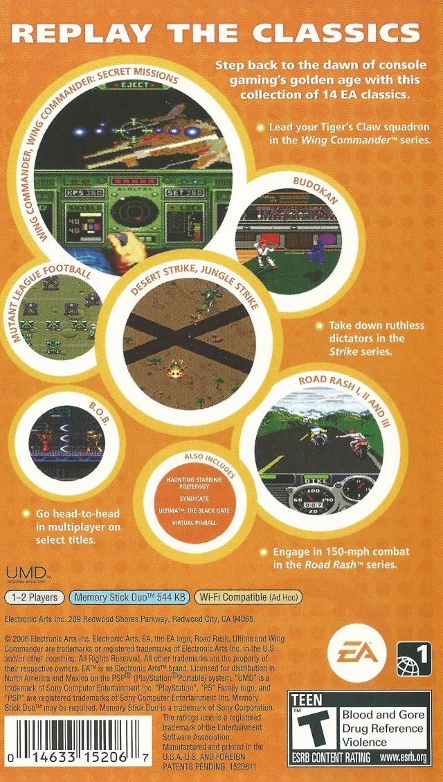 EA Replay box back