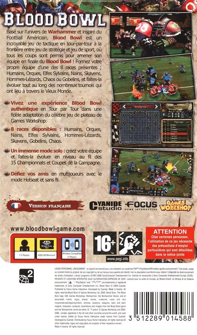 Blood Bowl box back