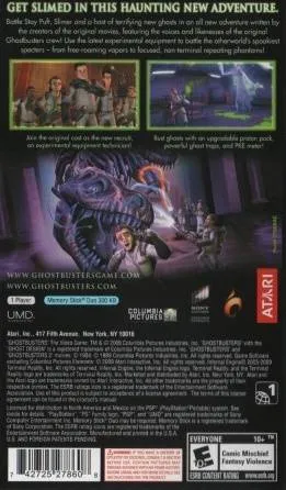Ghostbusters: The Video Game box back