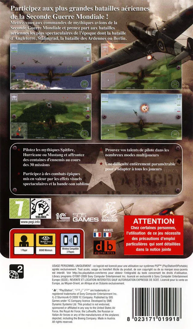 IL-2 Sturmovik: Birds Of Prey box back