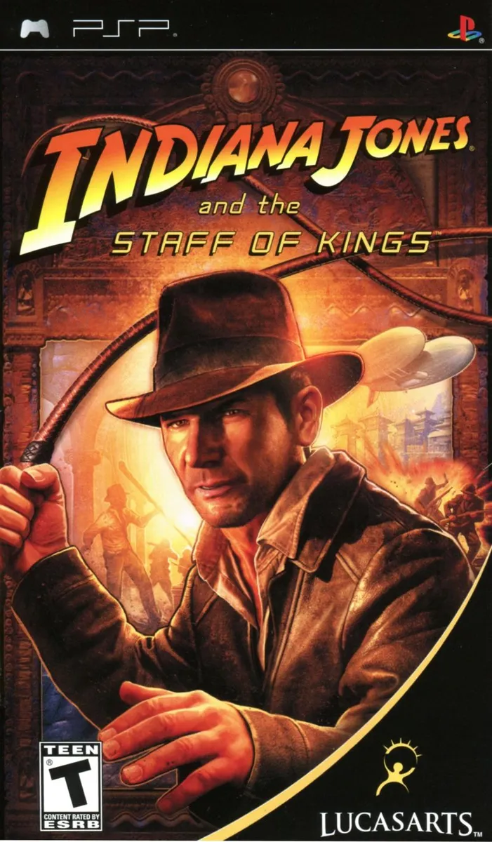 Indiana Jones and the Staff of Kings box art