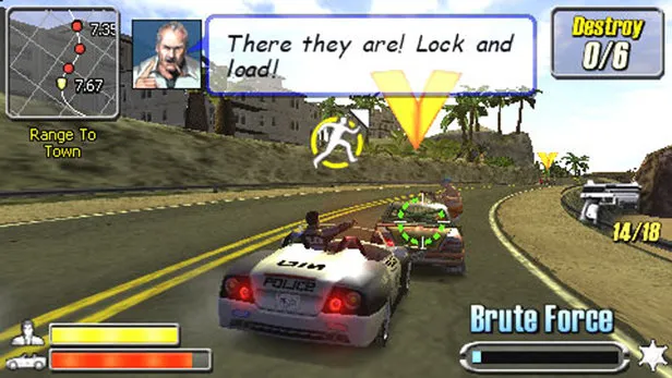 Backdrop artwork for Pursuit Force