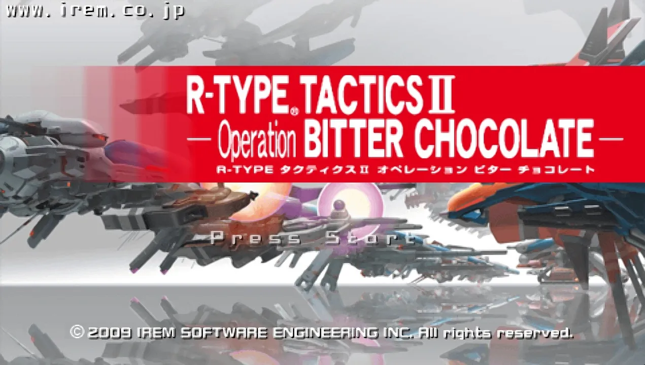Backdrop artwork for R-Type Tactics II: Operation Bitter Chocolate