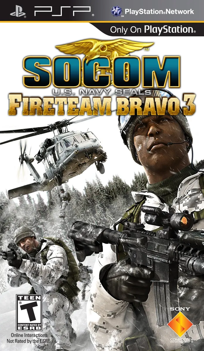 SOCOM: U.S. Navy SEALs: Fireteam Bravo 3 box art