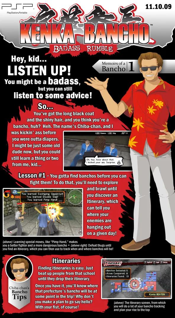 Kenka Bancho: Badass Rumble box back