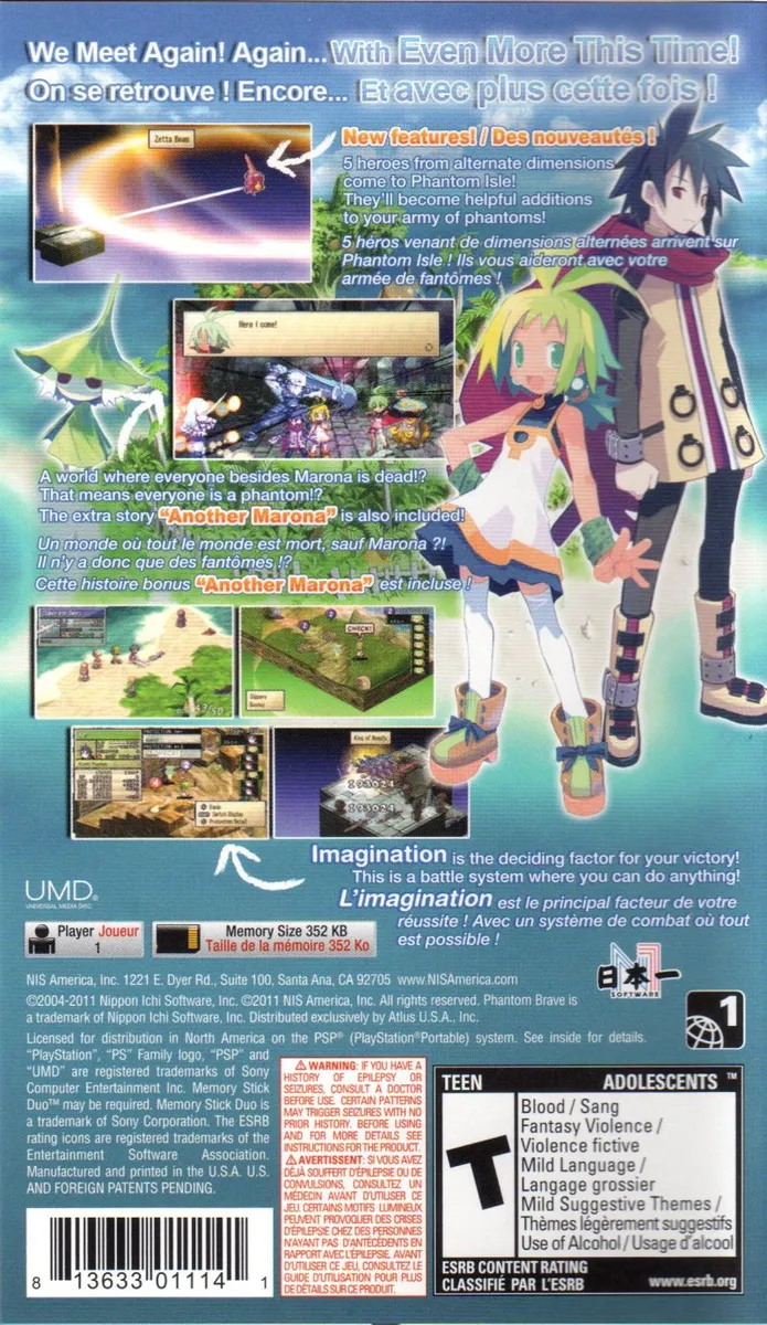 Phantom Brave: The Hermuda Triangle box back