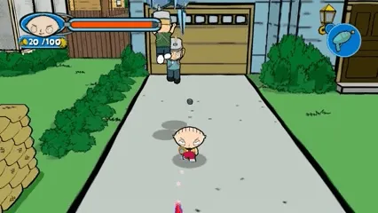 Backdrop artwork for Family Guy Video Game!