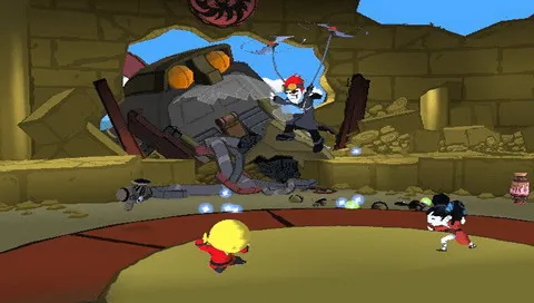 Backdrop artwork for Xiaolin Showdown