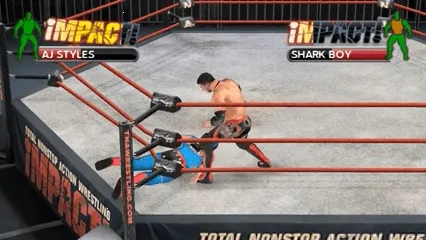 Backdrop artwork for TNA iMPACT! Cross the Line