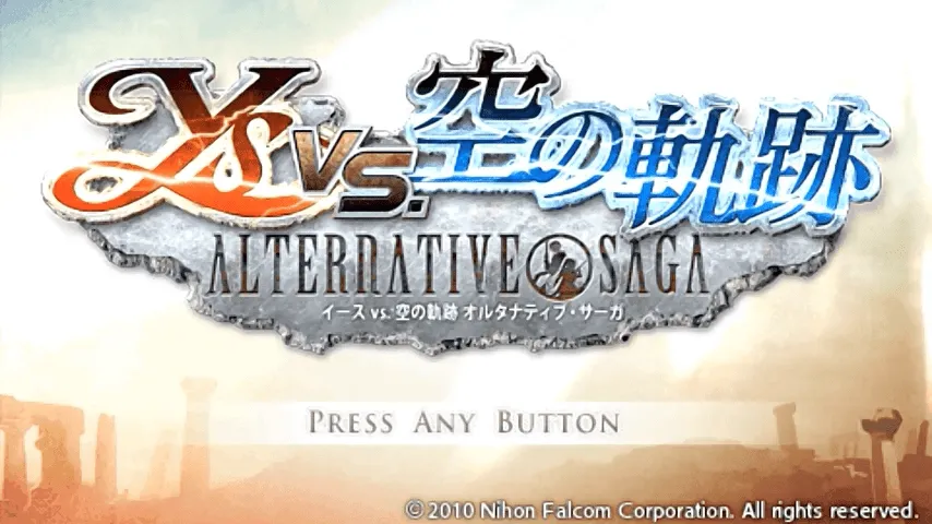 Backdrop artwork for Ys vs. Trails in the Sky: Alternative Saga