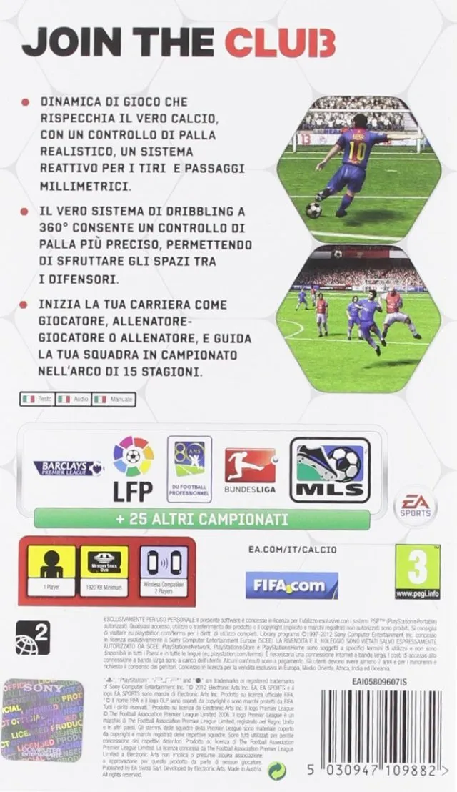 FIFA Soccer 13 box back