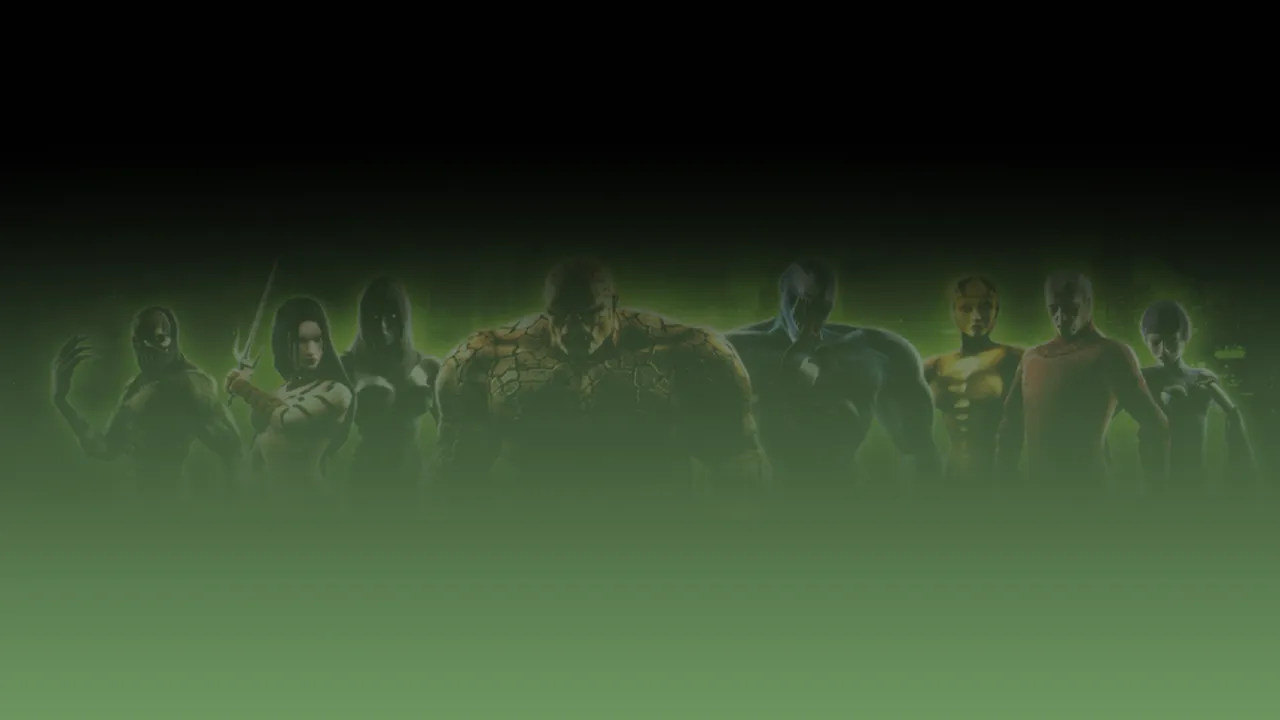 Backdrop artwork for Marvel Nemesis: Rise of the Imperfects