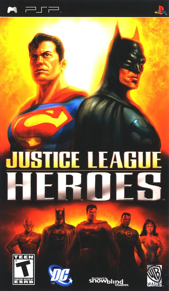 Justice League Heroes box art